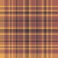 Textur Stoff Plaid von Vektor Tartan nahtlos mit ein Hintergrund Textil- prüfen Muster.