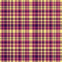 Tartan Textur Stoff von Hintergrund Plaid Muster mit ein nahtlos Textil- Vektor überprüfen.