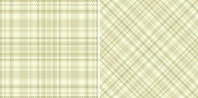 Stoff Plaid Textil- von Vektor prüfen Hintergrund mit ein Muster Textur Tartan nahtlos.