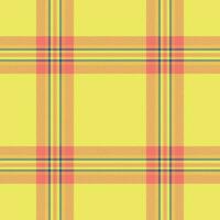 Textur Hintergrund nahtlos von Vektor Stoff Muster mit ein prüfen Textil- Plaid Schottenstoff.