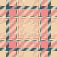 mönster bakgrund pläd av sömlös tartan textil- med en vektor kolla upp tyg textur.