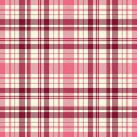 Hintergrund Vektor Muster von Textur prüfen Plaid mit ein Stoff nahtlos Textil- Schottenstoff.