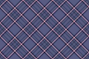 Textur Textil- nahtlos von Stoff Hintergrund Vektor mit ein prüfen Tartan Muster Plaid.