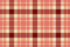 Plaid Tartan Hintergrund von Vektor Textil- Textur mit ein Muster nahtlos Stoff überprüfen.