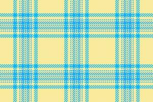 Textur Muster prüfen von Tartan Hintergrund Plaid mit ein Textil- Vektor nahtlos Stoff.