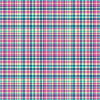 nahtlos Textur Textil- von Hintergrund Muster Tartan mit ein Plaid prüfen Stoff Vektor. vektor