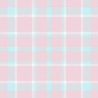 kariertes Karomuster in Pink. nahtlose Stoffstruktur. Tartan-Textildruck. vektor