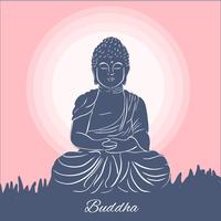 Flacher Buddha-Charakter