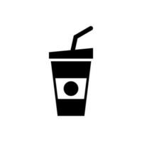 Sanft trinken Symbol, Logo isoliert auf Weiß Hintergrund vektor