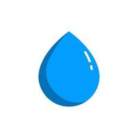 de design av de vatten droppar är blå, använder sig av en platt design stil vektor