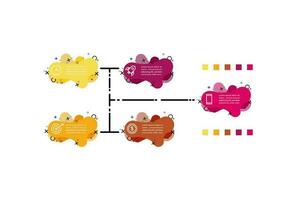 vektor infographic mall med ikoner och 5 alternativ eller steg. för bearbeta diagram, presentationer, arbetsflöde layout, banderoller, info diagram.