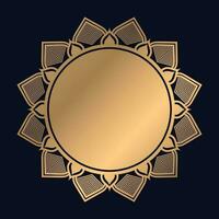 schön islamisch Muster Mandala Design Vektor Vorlage