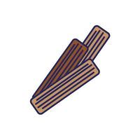 Eiscreme-Holz-Sticks-Symbol vektor