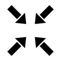 minimieren Vektor Glyphe Symbol Design