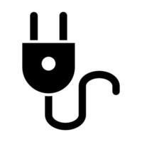 Stecker Vektor Glyphe Symbol Design