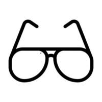 Sonnenbrille Vektor dick Linie Symbol zum persönlich und kommerziell verwenden.