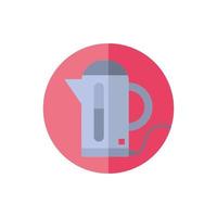 kaffemaskin hemapparat isolerad ikon vektor