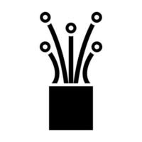 kabel- vektor glyf ikon för personlig och kommersiell använda sig av.
