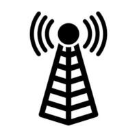 Antenne Vektor Glyphe Symbol zum persönlich und kommerziell verwenden.