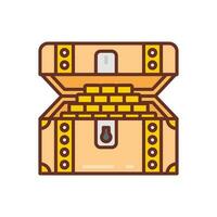 Esport Schatz Box Symbol im Vektor. Illustration vektor