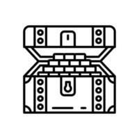 Esport Schatz Box Symbol im Vektor. Illustration vektor