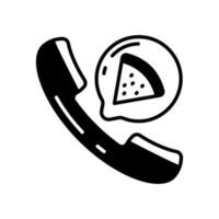 bestellen auf Telefon Symbol im Vektor. Illustration vektor