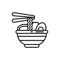 Chinesisch Essen Symbol im Vektor. Illustration vektor