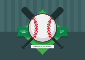 Baseball Park Logo und Symbol. Baseballpark. vektor