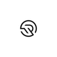r Kreis Logo Vektor Symbol Illustration