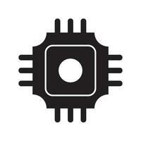 Mikrochip Symbol Vektor