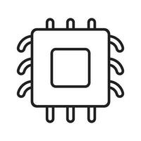 Mikrochip Symbol Vektor