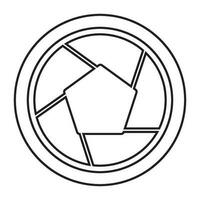 Kamera Linse Symbol Vektor