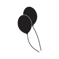 Ballon Symbol, Liebe Ballon Vektor