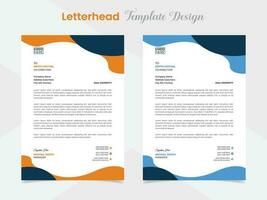 modern kreativ brev mall design för din företag vektor
