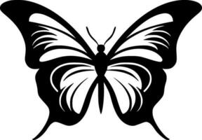 Schmetterling - - minimalistisch und eben Logo - - Vektor Illustration