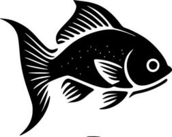 Fisch, minimalistisch und einfach Silhouette - - Vektor Illustration