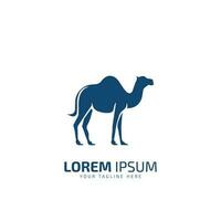 Kamel Symbol isoliert auf Weiß Hintergrund. Vektor Design Vorlage zum Logo, Emblem und drucken.