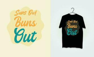 t Hemd Sommer- Typografie , Beschriftung Design zum Merch vektor