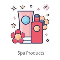 Spa- und Salonprodukte vektor