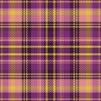 Tartan Plaid Muster. prüfen Plaid. vektor