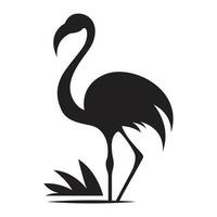 Flamingo Vektor Symbol Design. tropisch Vogel eben Symbol.