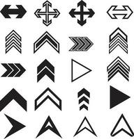 Pfeil Symbol Chevron Gekritzel Symbol Grafik Design App Logo vektor