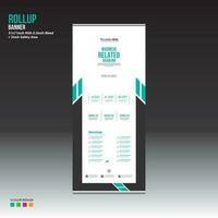 Gesundheit Vektor Roll-up-Banner-Design