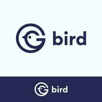 fågel logotyp design. logotyp företags- identitet. vektor