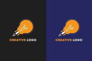 kreativ logotyp design mall vektor