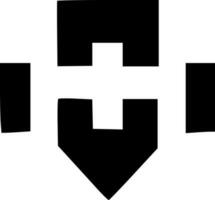 schwarz Logo Symbol vektor