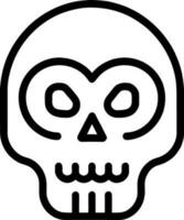 mänsklig skalle , död eller död- platt vektor ikon för spel och webbplatser