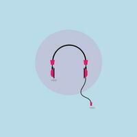kostenlos Vektor kabellos Kopfhörer Umriss, Unterhaltung Gerät Vektor Illustration