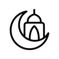 islamisch Bedienung Vektor Illustration isoliert Zeichen Symbol Symbol geeignet zum Anzeige, Webseite, Logo und Designer. hoch Qualität schwarz Stil Vektor Symbol. Symbol Design