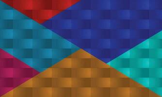 abstrakt fyrkant flerfärgad bakgrund med skugga. vektor